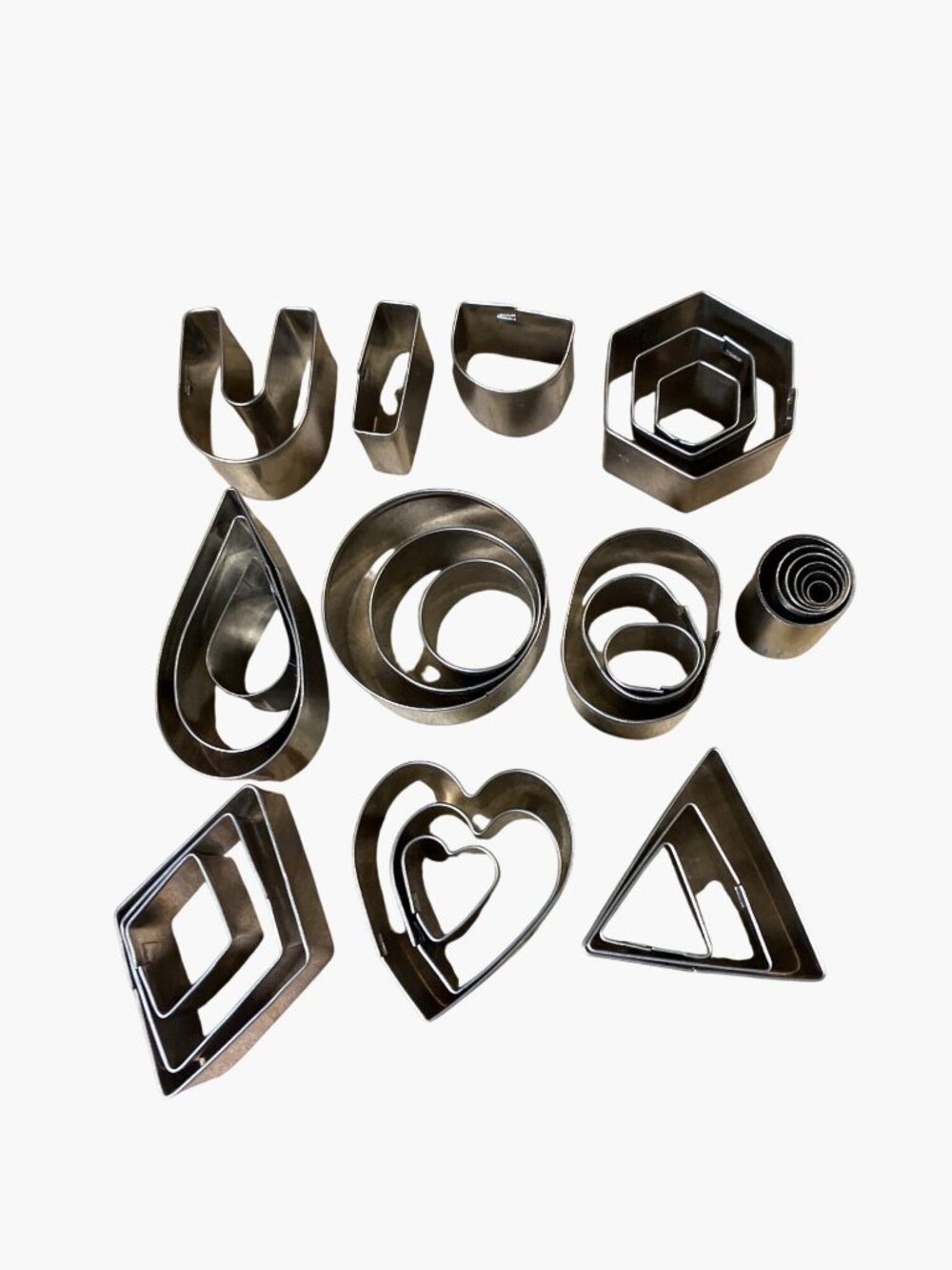 Stainless Steel Small Mini Cookie Cutters In Various Shapes For Baking or Crafti